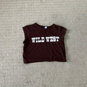 wild west H &M shirt